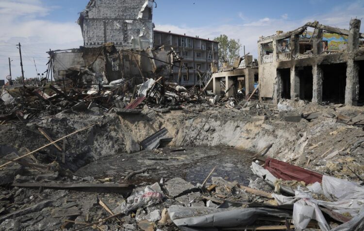 Russia unleashes missiles but Ukraine says most shot down