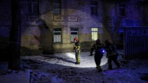 Russian strikes thwarted, wreckage hits buildings: Ukraine
