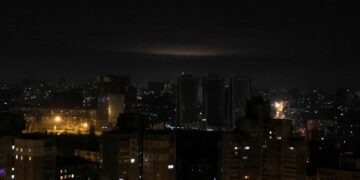 Defiant Ukrainians cheer New Year as drones blasted from skies