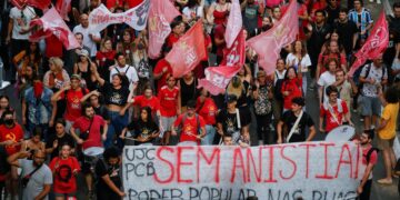 ‘No amnesty!’: Brazilian protests demand jail for rioters