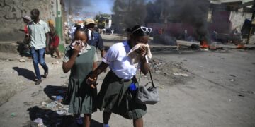Police protest in Haiti after six officers killed
