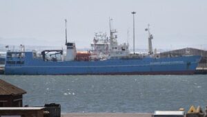Russian polar research vessel docks in Cape Town amid protests