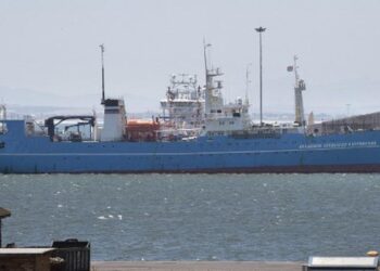 Russian polar research vessel docks in Cape Town amid protests