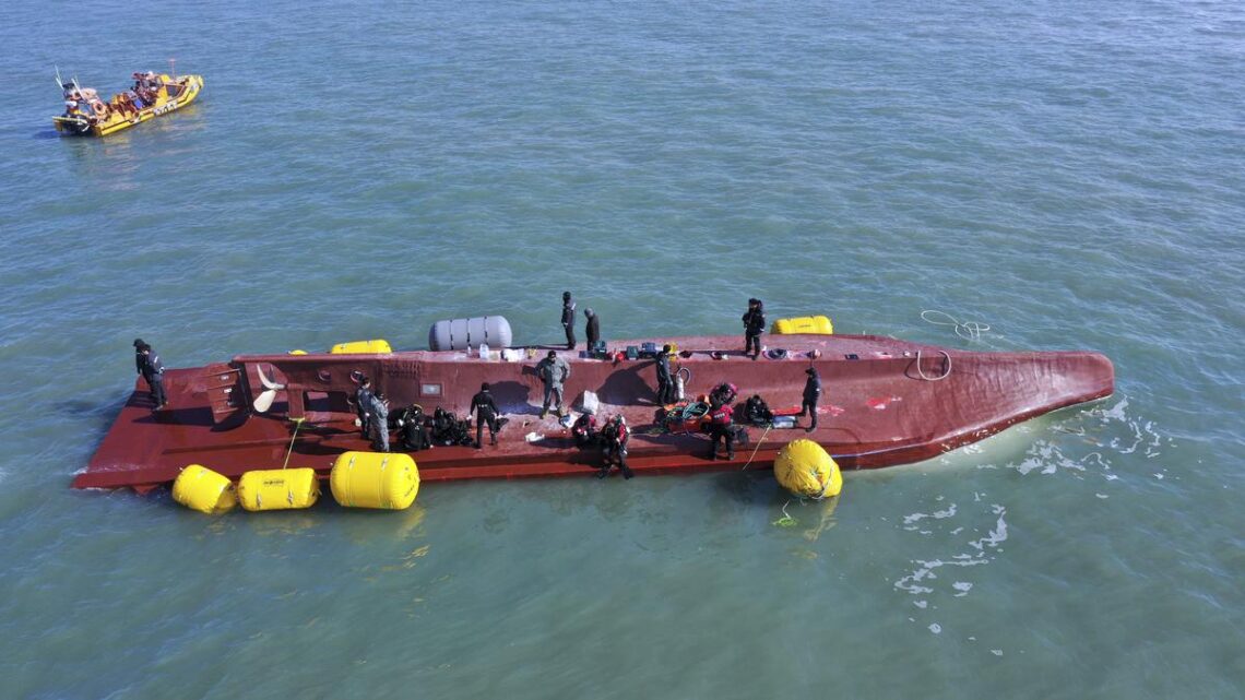 9 missing after fishing boat capsizes in South Korea