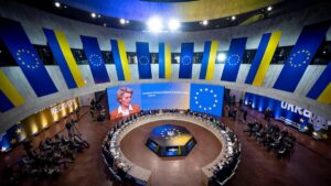 European Union officials hold Kyiv talks in show of support for Ukraine