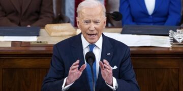 Joe Biden says U.S. is ‘unbowed, unbroken’ in State of Union address