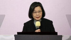 Taiwan is bolstering military exchanges with U.S., President Tsai says