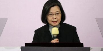 Taiwan is bolstering military exchanges with U.S., President Tsai says