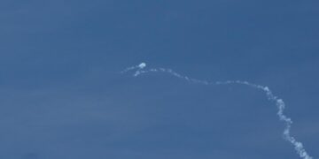 U.S. shoots down Chinese balloon over the Atlantic