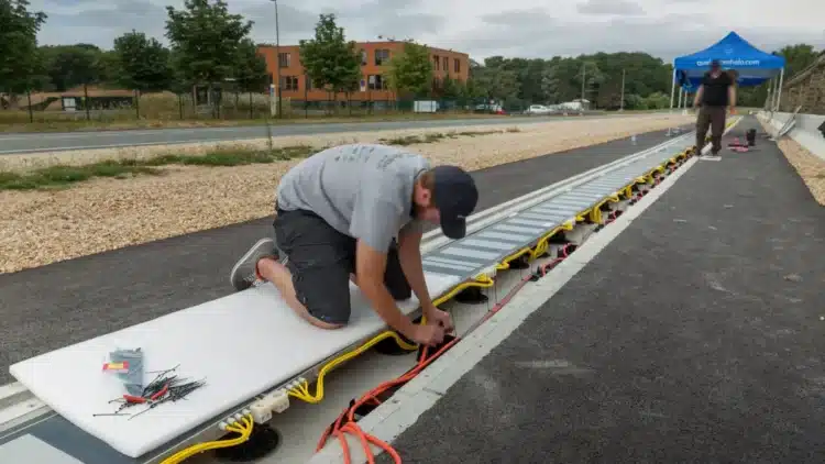 A 1-Mile Stretch Of Road Is Being Created In Detroit That Can Charge Electric Cars While Driving If Owners Install A Special Receiver