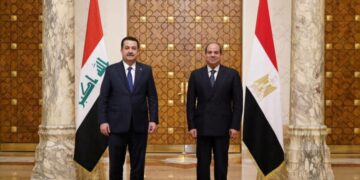 Egyptian President and visiting Iraqi PM seek to deepen ties