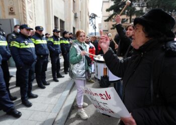Fistfight erupts in Georgia parliament over ‘Russian-inspired’ foreign agent Law