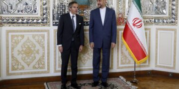 Head of United Nations nuclear watchdog IAEA Rafael Mariano Grossi meets with Iranians amid enrichment concerns