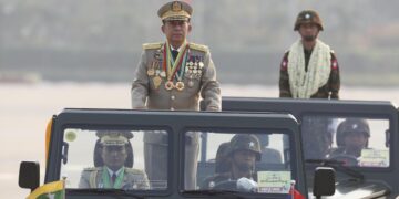 Myanmar junta chief Min Aung Hlaing vows continued crackdown, then elections