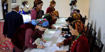 Turkmenistan Parliament polls close after controlled vote
