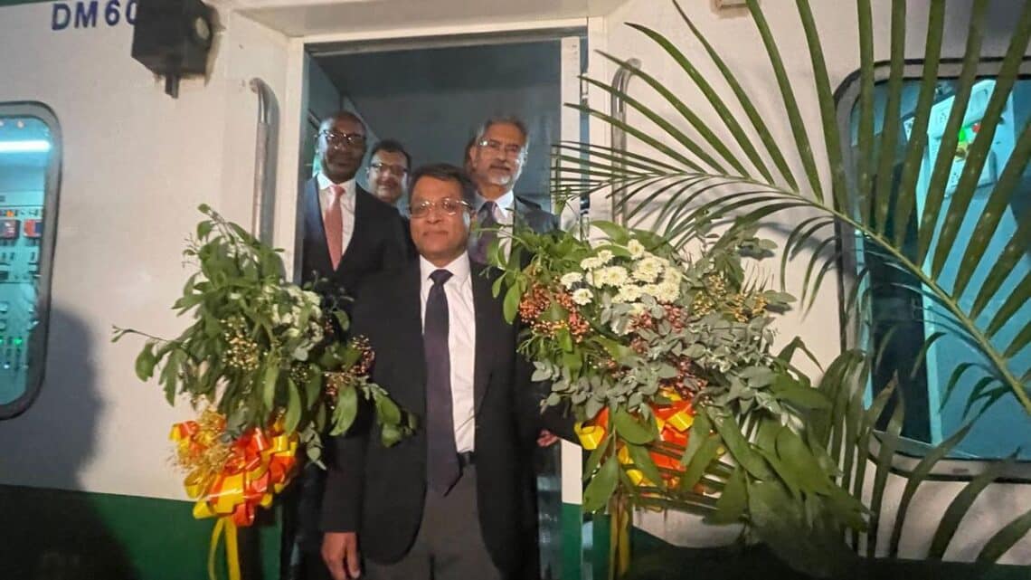 EAM Jaishankar rides ‘Made in India’ train in Mozambique