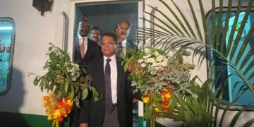 EAM Jaishankar rides ‘Made in India’ train in Mozambique
