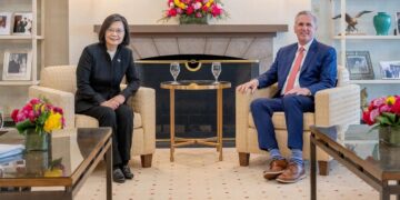 McCarthy meets President Tsai; calls Taiwan a ‘great friend of America’