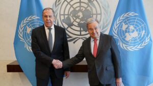 U.N. chief and West berate Russia’s top diplomat over Ukraine