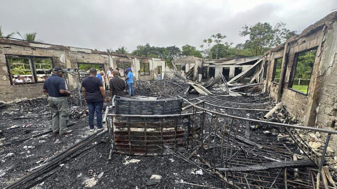 Guyana girls dorm fire that killed 19 was deliberately set by student, official says Guyana girls dorm fire that killed 19 was deliberately set by student, official says