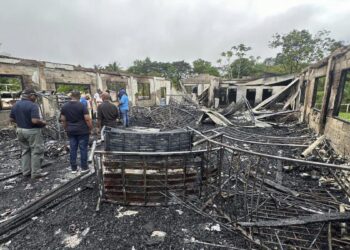 Guyana girls dorm fire that killed 19 was deliberately set by student, official says