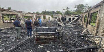 Guyana girls dorm fire that killed 19 was deliberately set by student, official says