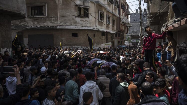 Israeli strikes in Gaza kill three senior militants, 10 others
