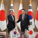 Japan-South Korea cooperation needed for global peace, President Yoon says in meeting PM Kishida