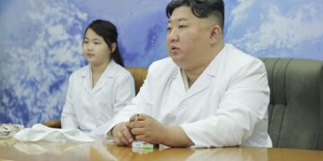 North Korean leader Kim Jong Un examines military spy satellite that may be launched soon