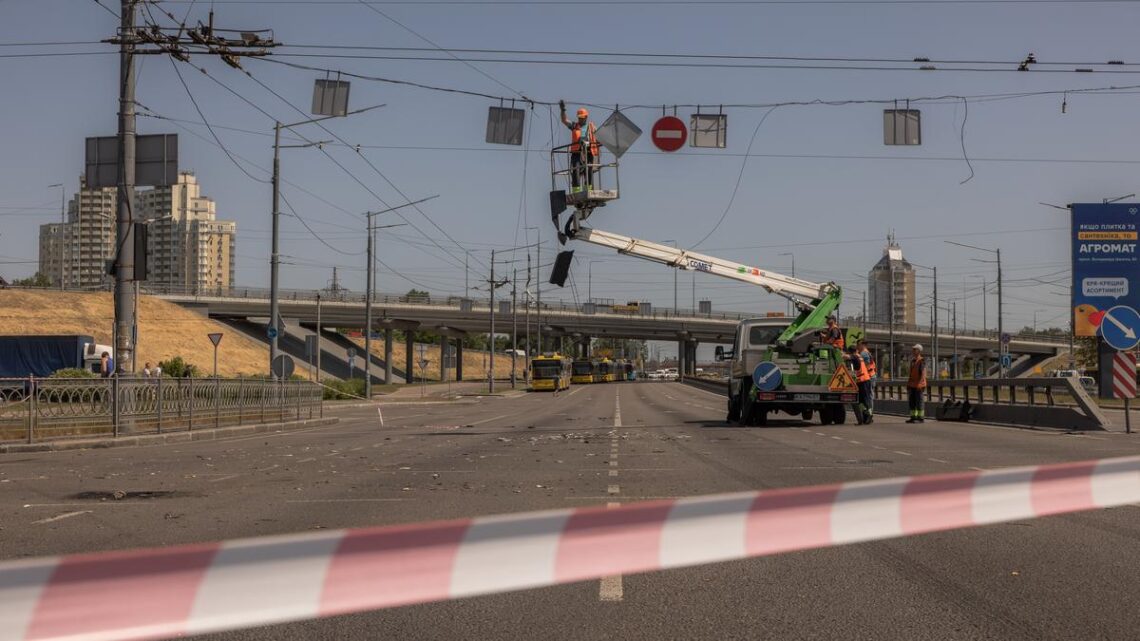 Russia strikes Kyiv in daylight after hitting Ukrainian capital with a more common nighttime barrage