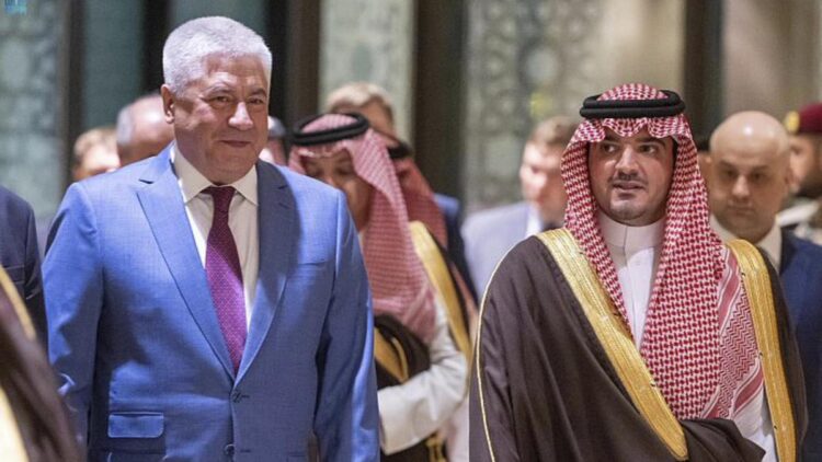 Russia’s sanctioned Interior Minister visits Saudi Arabia just after trip by Ukraine’s Zelensky
