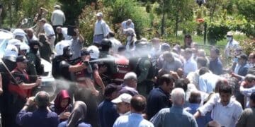 Albanian police raid Iranian opposition camp, seize 150 computers