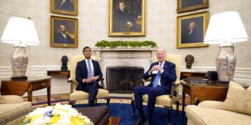 Biden and Sunak hold White House talks on daunting challenges to Ukraine, world economy