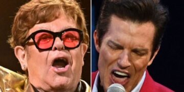 Elton John & Brandon Flowers Duet at Glastonbury