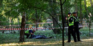 Fresh Russian bombardment of Ukraine’s capital kills at least 3 people, wounds others