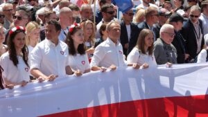 Polish opposition stages major anti-government protest