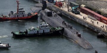 U.S. guided-missile submarine arrives in South Korea amid North Korea’s missile tests