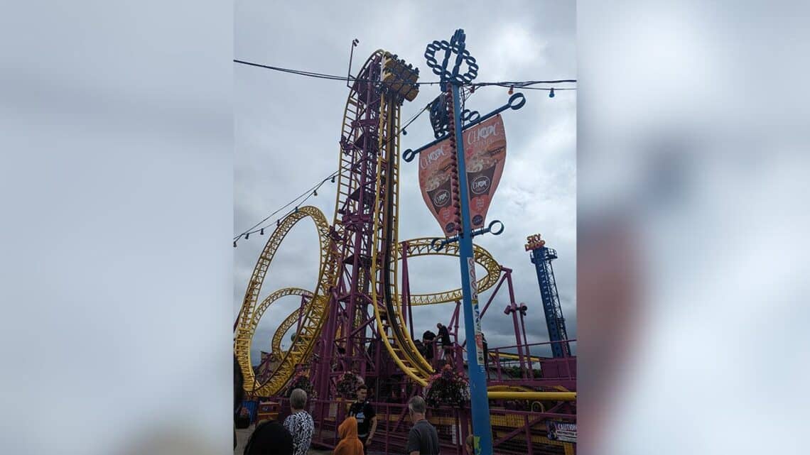 Amusement park's 'biggest' roller coaster breaks down 'right at the top' leaving riders stuck for half an hour Amusement park's 'biggest' roller coaster breaks down 'right at the top' leaving riders stuck for half an hour