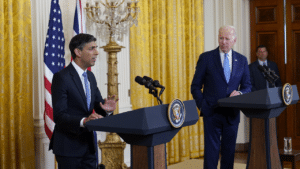 Britain gripped with ‘a lot of unhappiness’ at state of country’s politics amid Biden visit