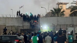 Iraq threatens to sever ties with Sweden over planned Quran burning as protesters storm Baghdad embassy