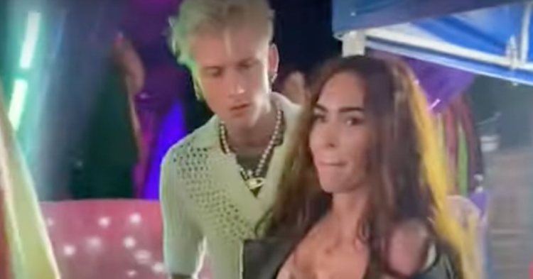 Megan Fox Shoved As Machine Gun Kelly Gets In Fights At Fair
