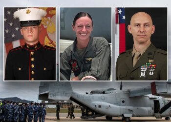 Bodies of 3 Marines killed during in Australian Osprey crash pulled from site of crash
