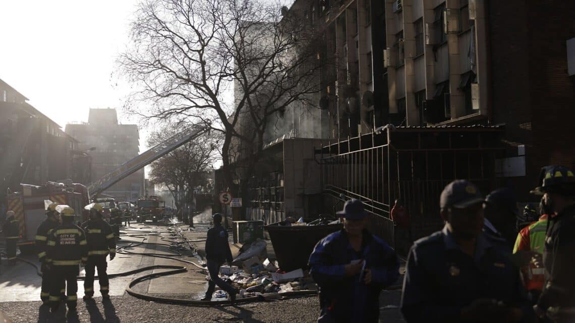 Fire at multi-story building in Johannesburg leaves at least 63 dead, more than 40 injured