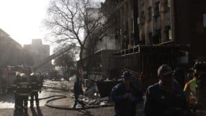 Fire at multi-story building in Johannesburg leaves at least 63 dead, more than 40 injured