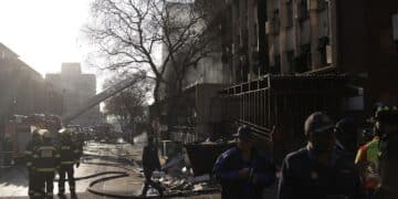 Fire at multi-story building in Johannesburg leaves at least 63 dead, more than 40 injured