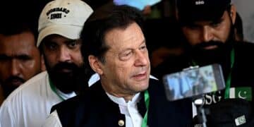 Former Pakistan prime minister arrested as court hands down three-year jail sentence in corruption case