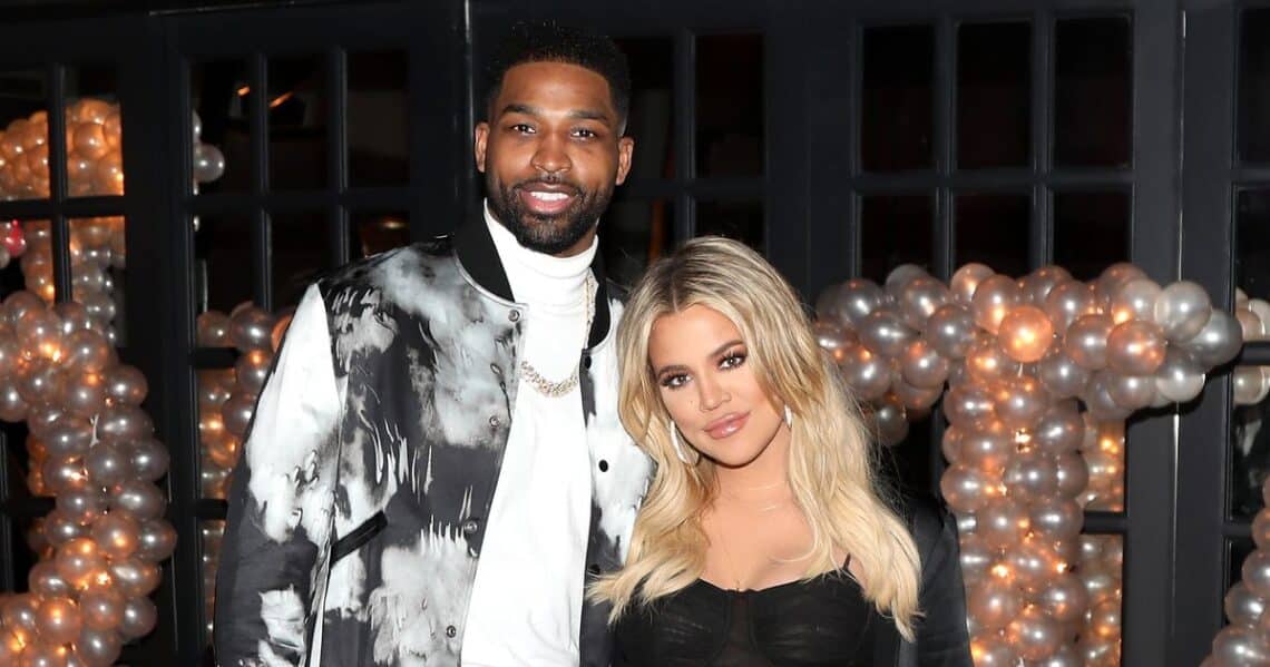 Khloé Kardashian And Tristan Thompson Pictured At Son's Birthday