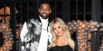 Khloé Kardashian And Tristan Thompson Pictured At Son's Birthday