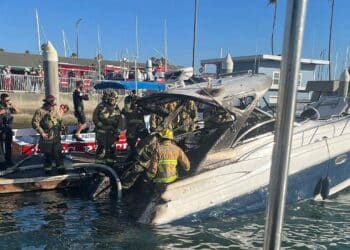 Long Beach pleasure boat explodes after catching on fire, leaving 2 dead, 3 injured