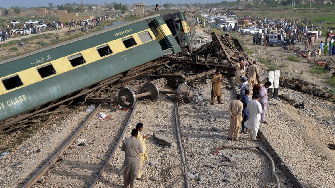 Pakistan train crash kills more than 30 people, nearly 100 injured